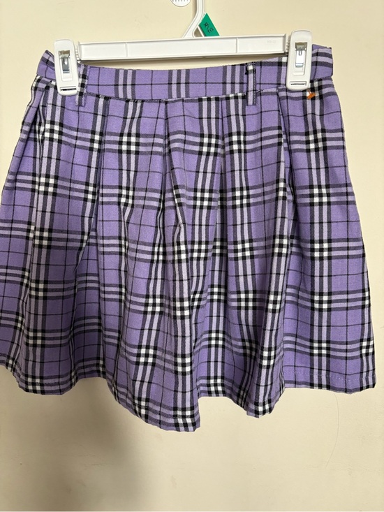 Hot Topic Dresses & Skirts - Hot Topic Women's Lavender Plaid Pleated Skirt size medium